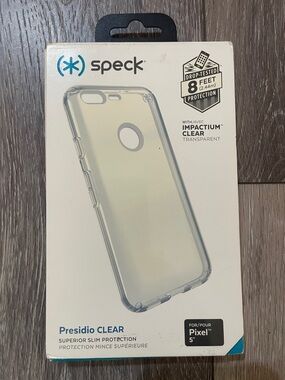 speck Presidio Clear Protective Case for Pixel 5 - Transparent